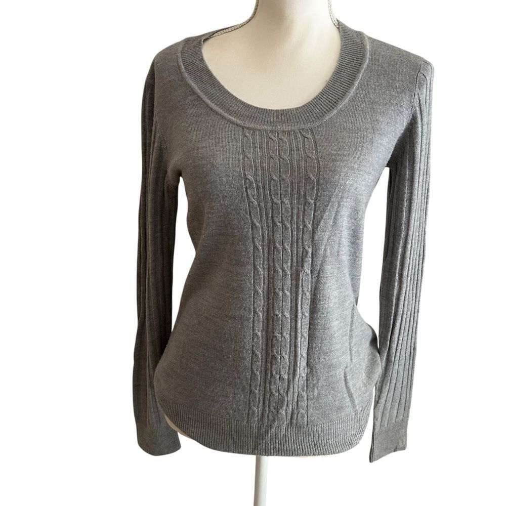 White Stag Grey Pullover Sweater Y2K Size Small
